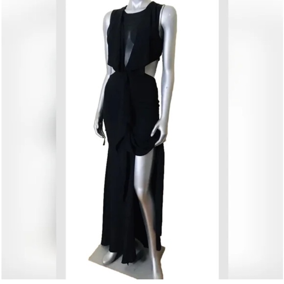 BCBG-MAXAZRIA FIONA OPEN BACK GOWN, size 0 - Picture 1 of 9